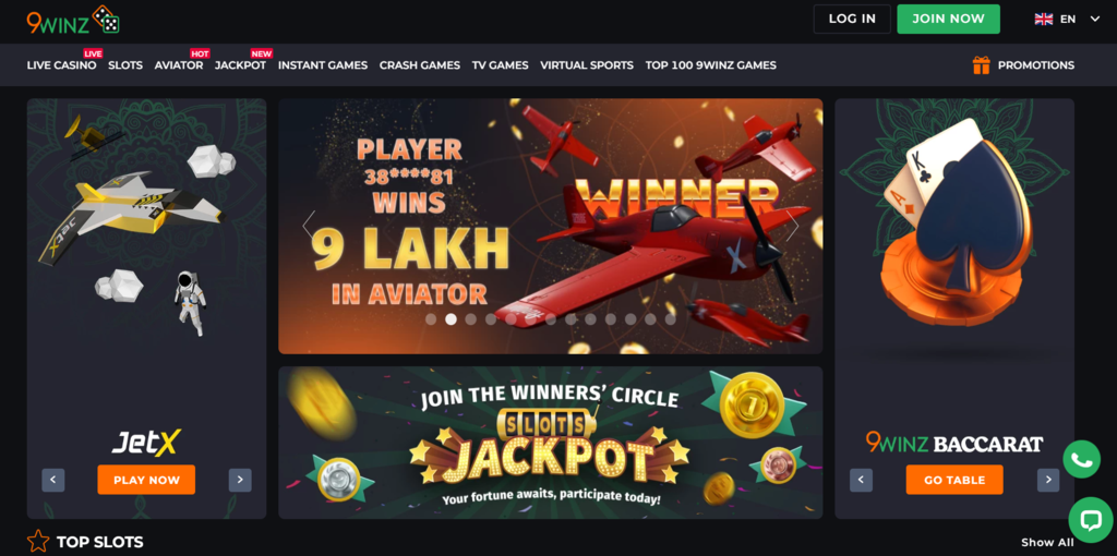 9winz casino site